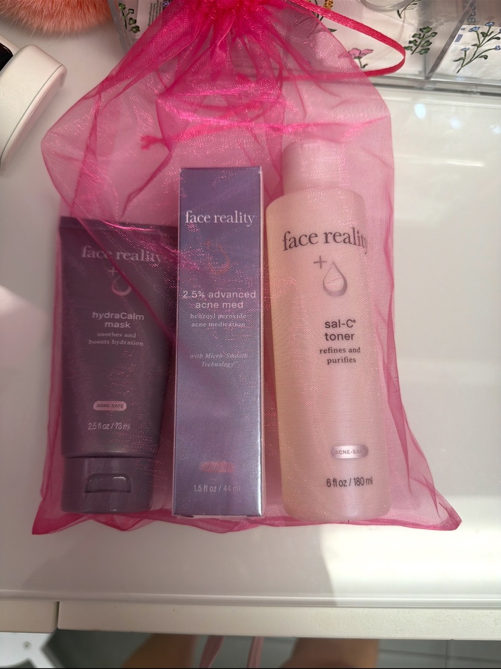Face Reality Skincare Trio - Pink Packaging